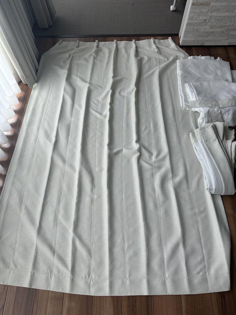 ニトリ　防炎カーテンセット幅約144cm × 高さ約　198cm 2ノーブル3