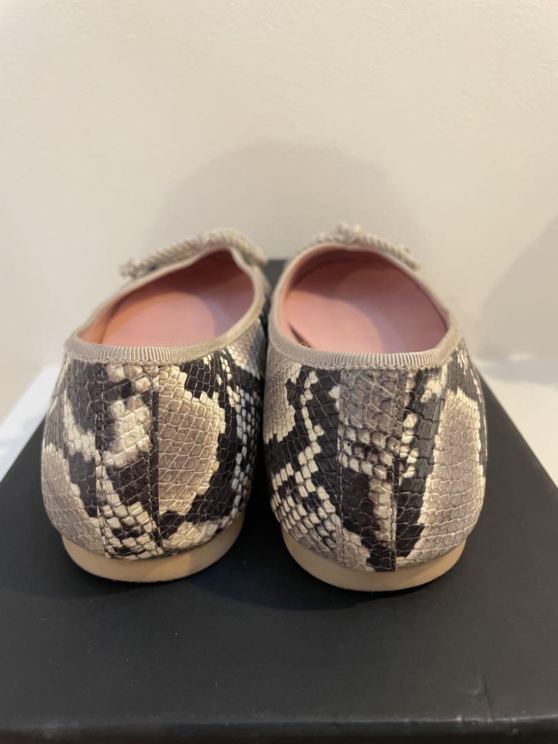 新品同様 Pretty ballerinas バレエシューズ　パイソン柄