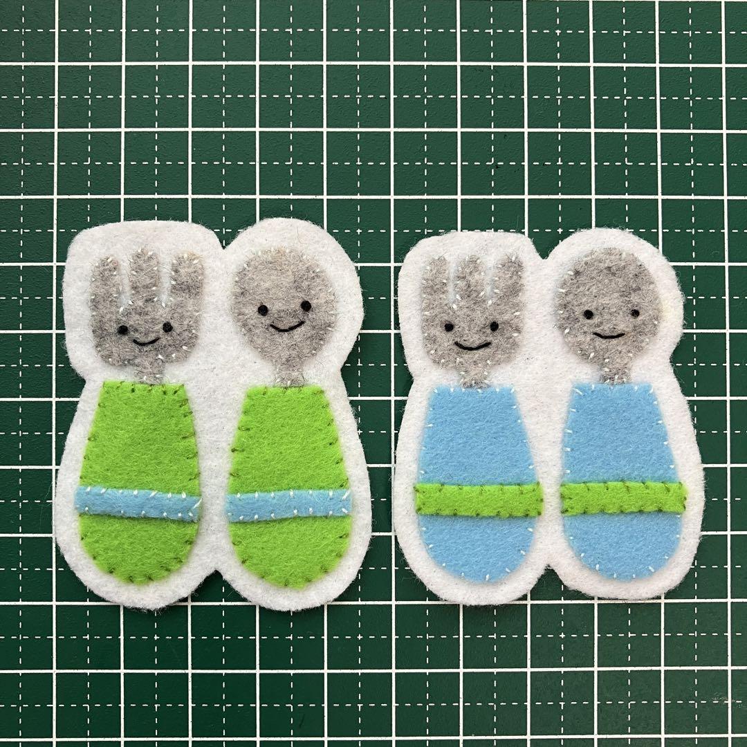 ハンドメイド フェルト ワッペン ゆみちゃん様