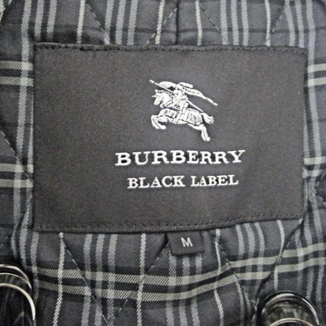 BURBERRY バーバリー レーベル トレンチコート 黒　M