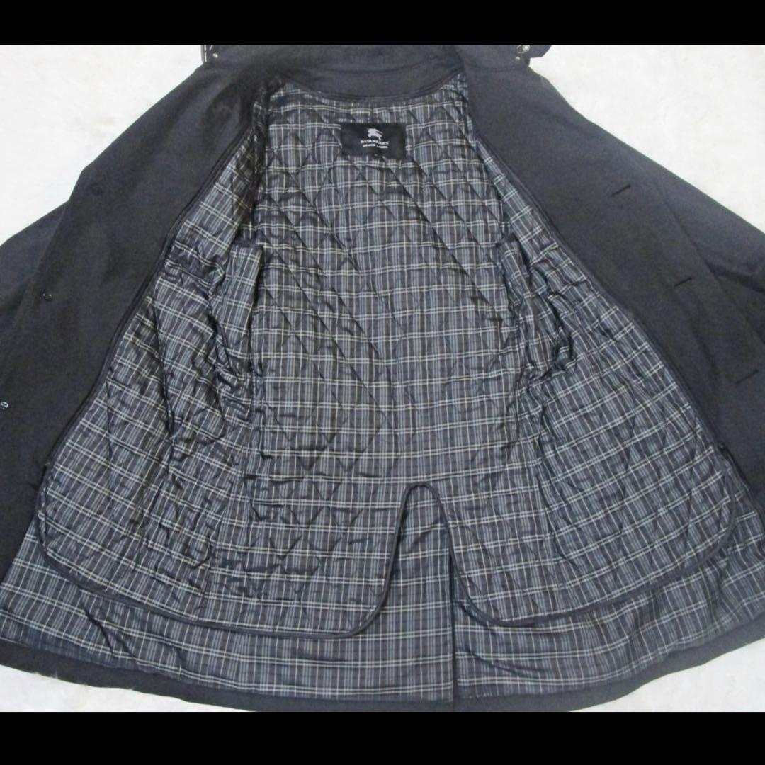 BURBERRY バーバリー レーベル トレンチコート 黒　M