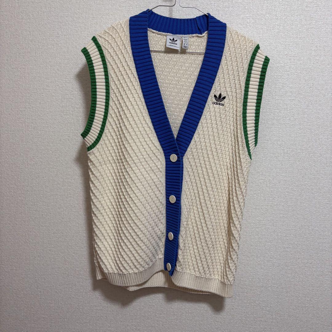 【NEW限定品】 ✨レア✨ アディダス メルカリ - 70 adidas ニットベスト 70s トップス