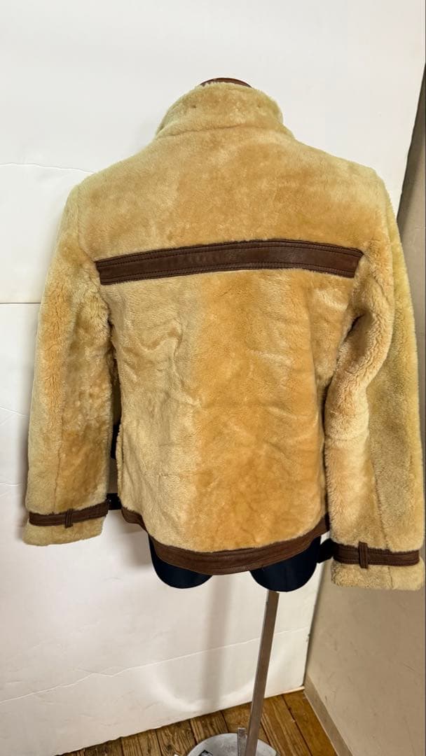 Avirexボーマージャケット 牛革ミックス イエロー 箱あ Avirexボーマージャケット 牛革ミックス イエロー 箱あ