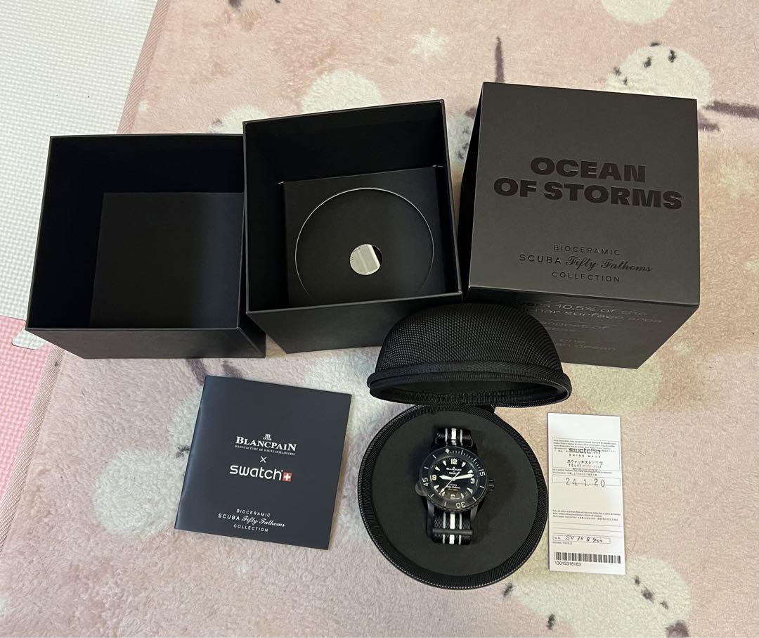 スウォッチ　ブランパン　OCEAN OF STORMS　レシート保証書添付