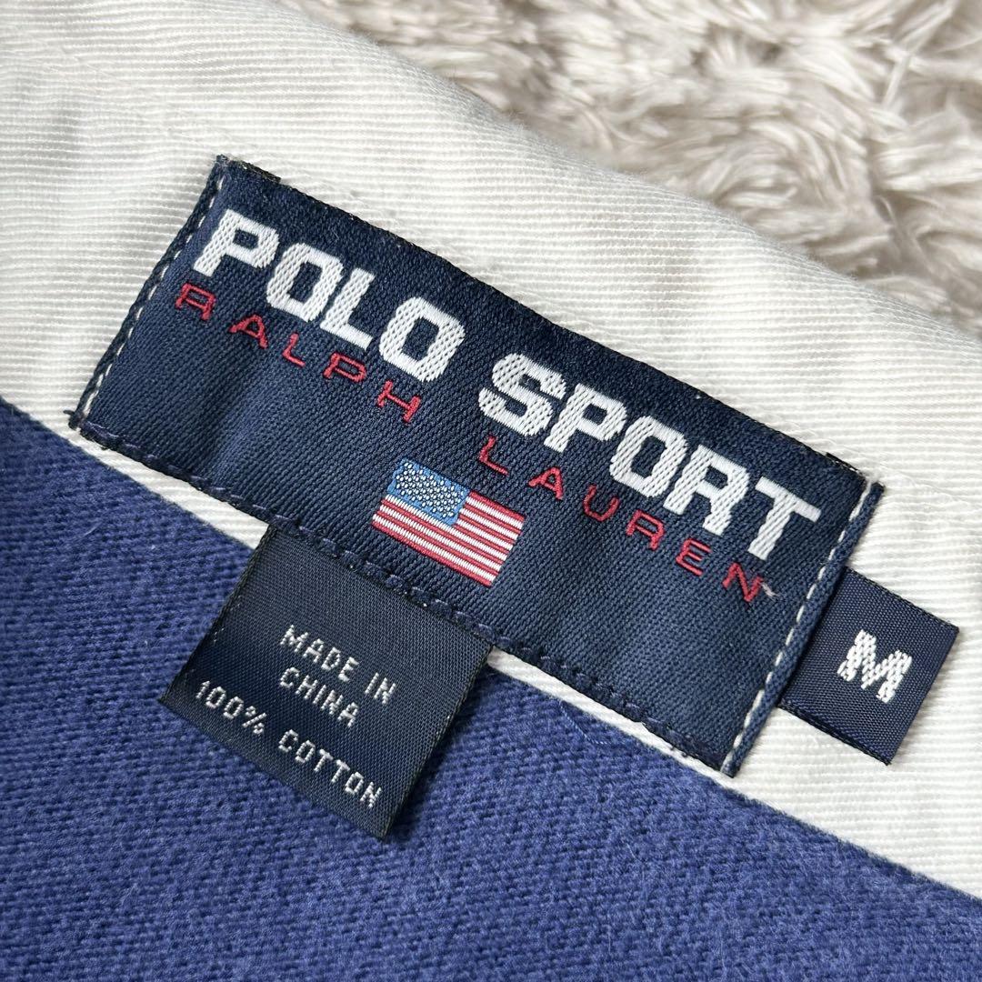 トップス \"90s polo sport\" L/S polo M blue