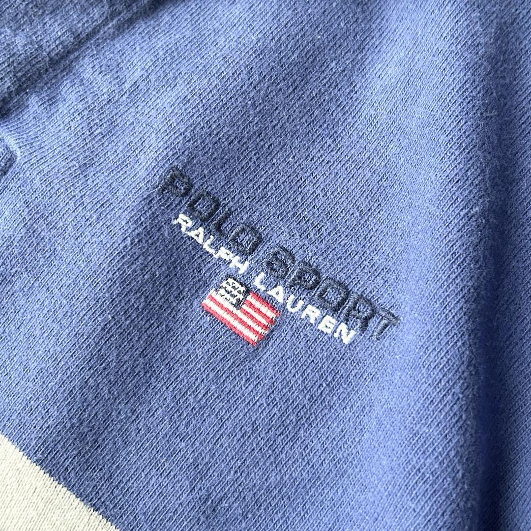トップス \"90s polo sport\" L/S polo M blue