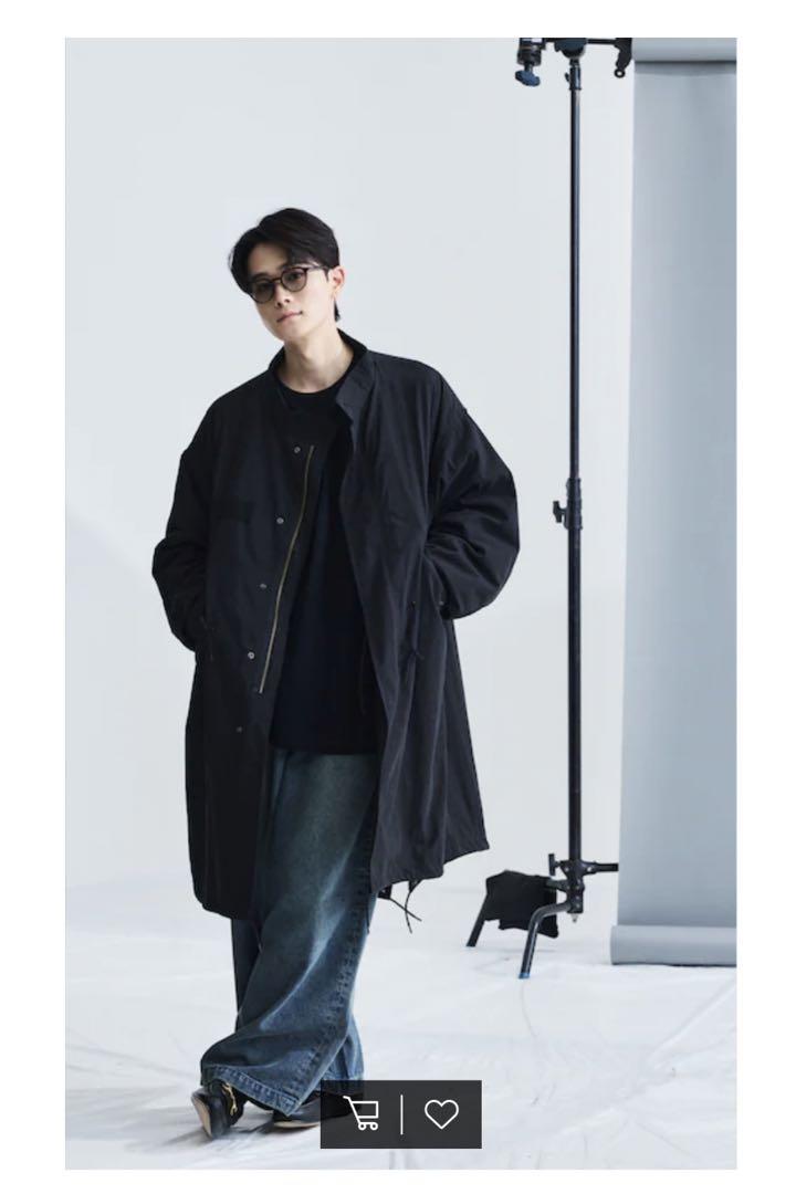 試着のみフリークスストア FREAKS STORE大定番モッズコートLサイズ黒