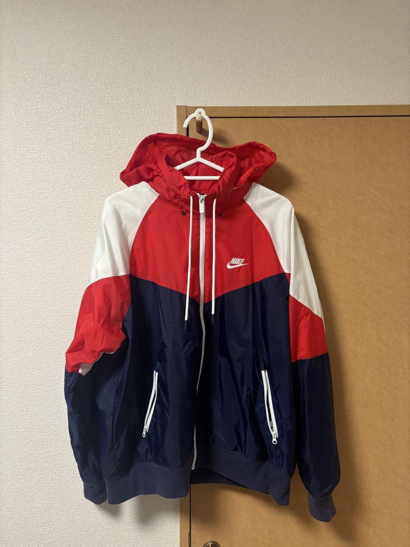 Nike ナイロンジャケット 赤・白・紺