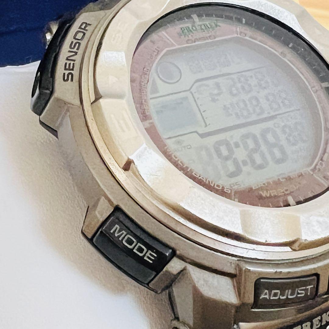 廃盤希少　CASIO PRO TREK PRW-2500T チタンベルト