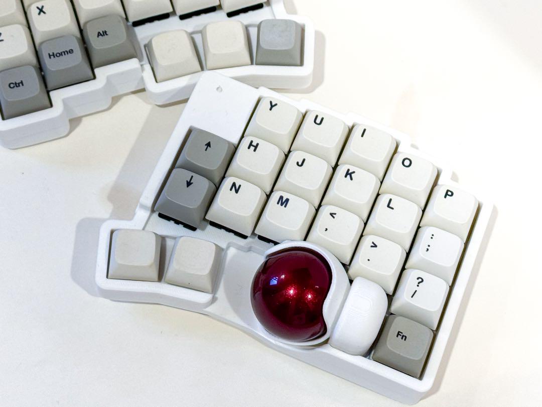 自作キーボード roBa