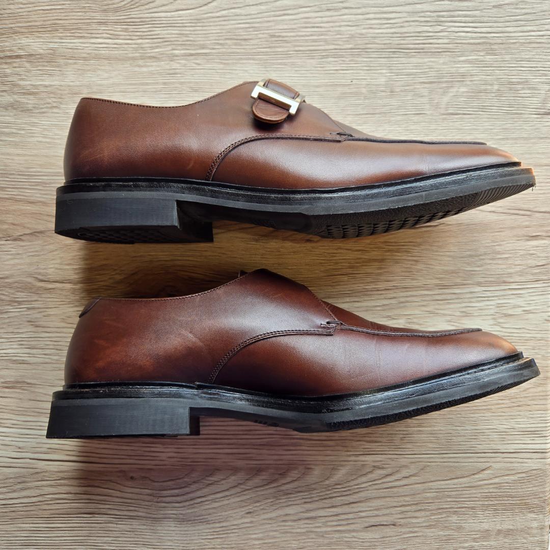 【美品】リーガル GEOX ドレスシューズ  シングルモンク