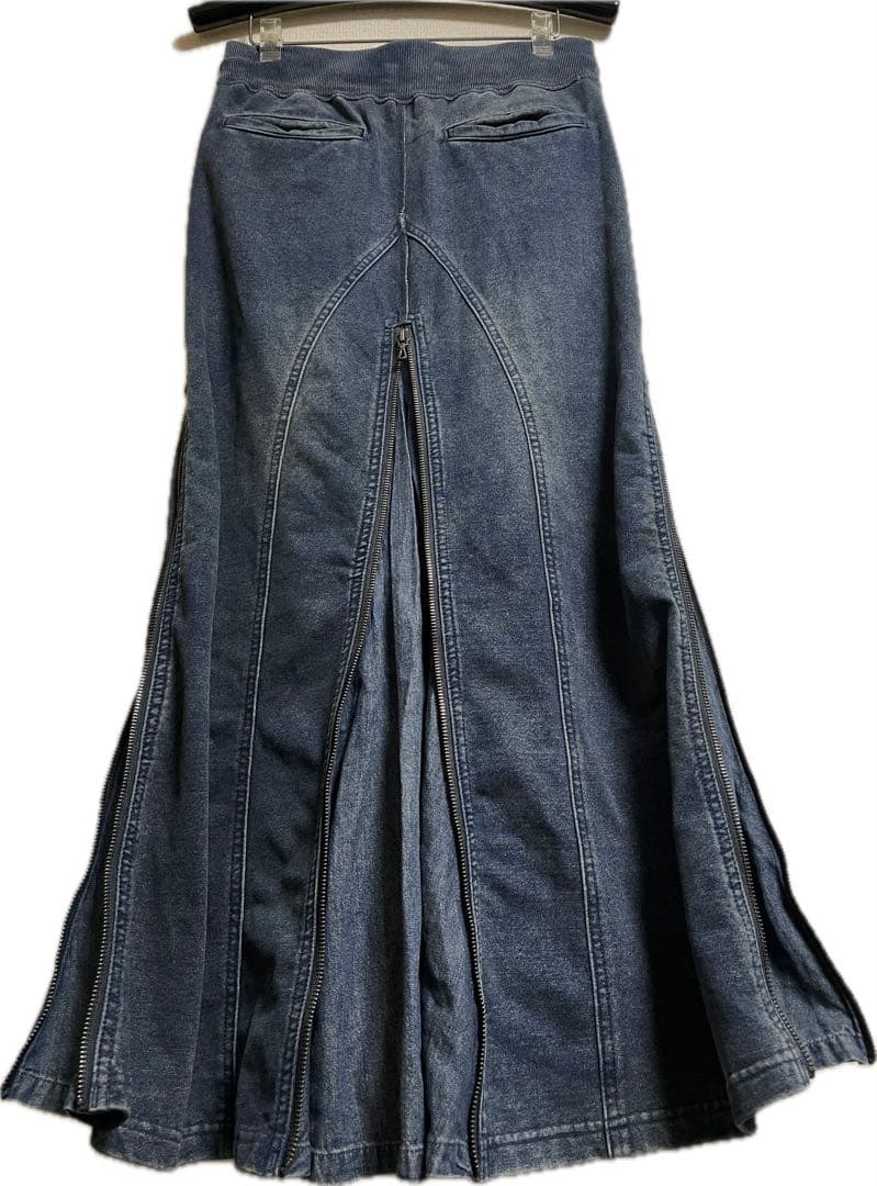 goa denim gimmick zip skirt デニム スカート Y2K