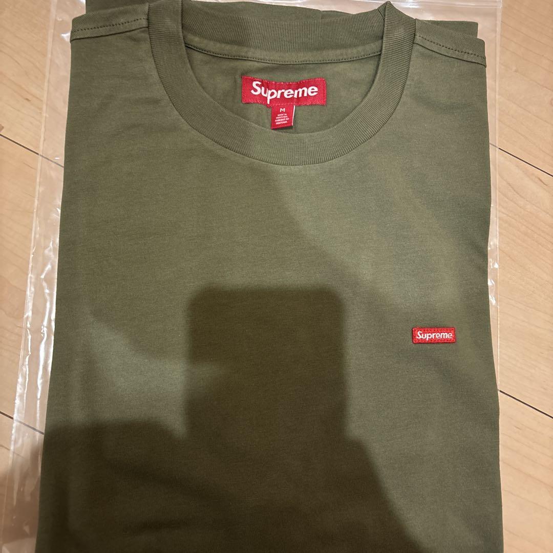 XL Supreme Small Box L/S Teeオリーブ