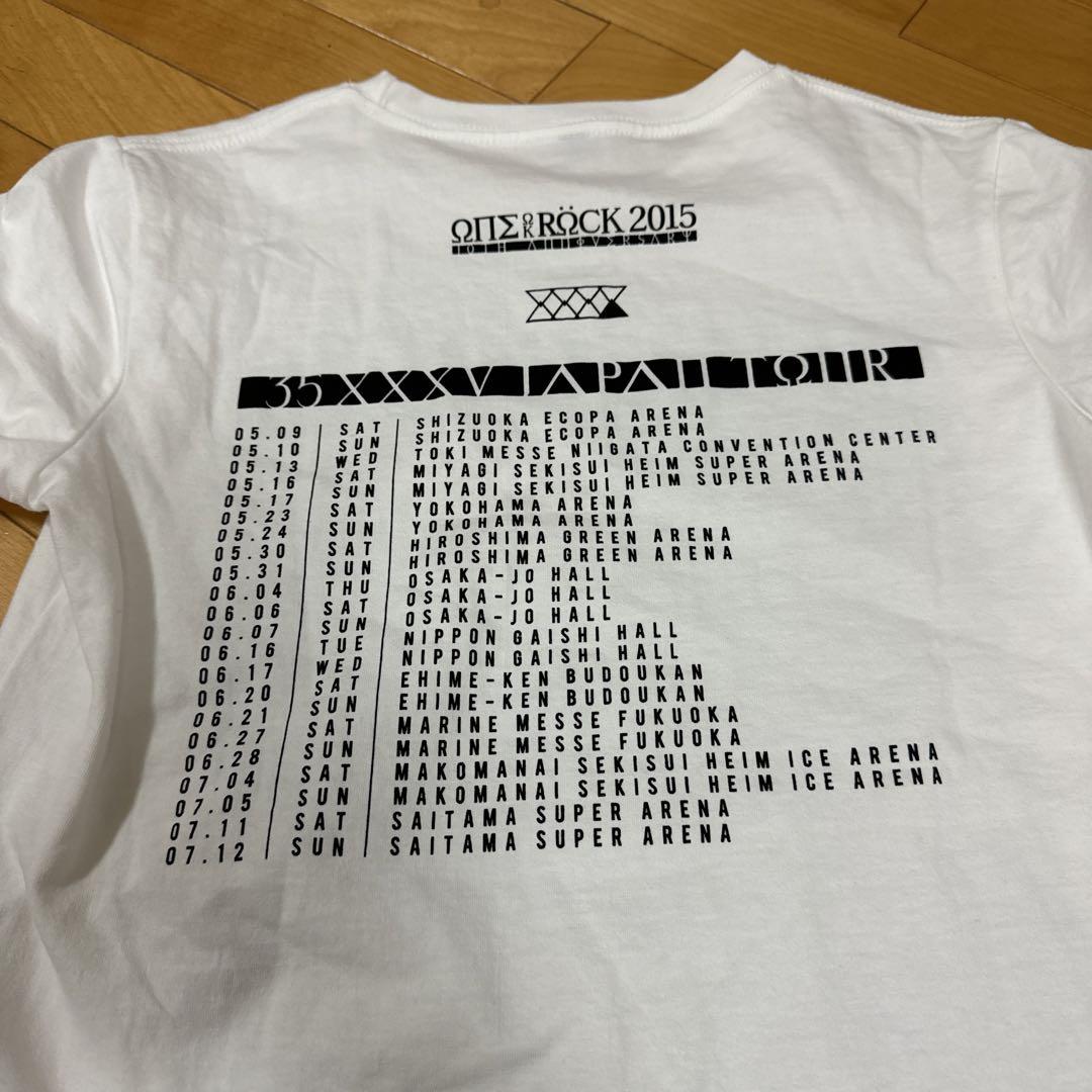 ワンオク ONE OK ROCK 35 xxxvツアーTシャツ Sサイズ - メルカリ