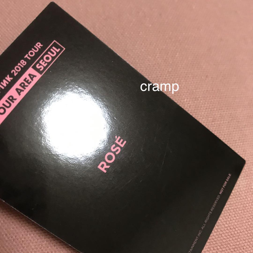 ファンミフ┓ Blackpink トレカ セット EfhCv-m69316398316 Rose ソウルコン ファンミフ
