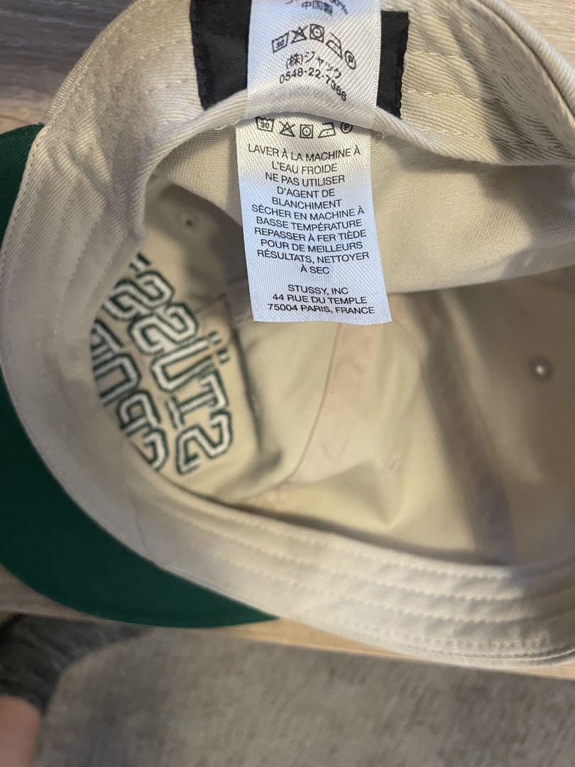 STÜSSY SPORT キャップ クリーム/グリーン