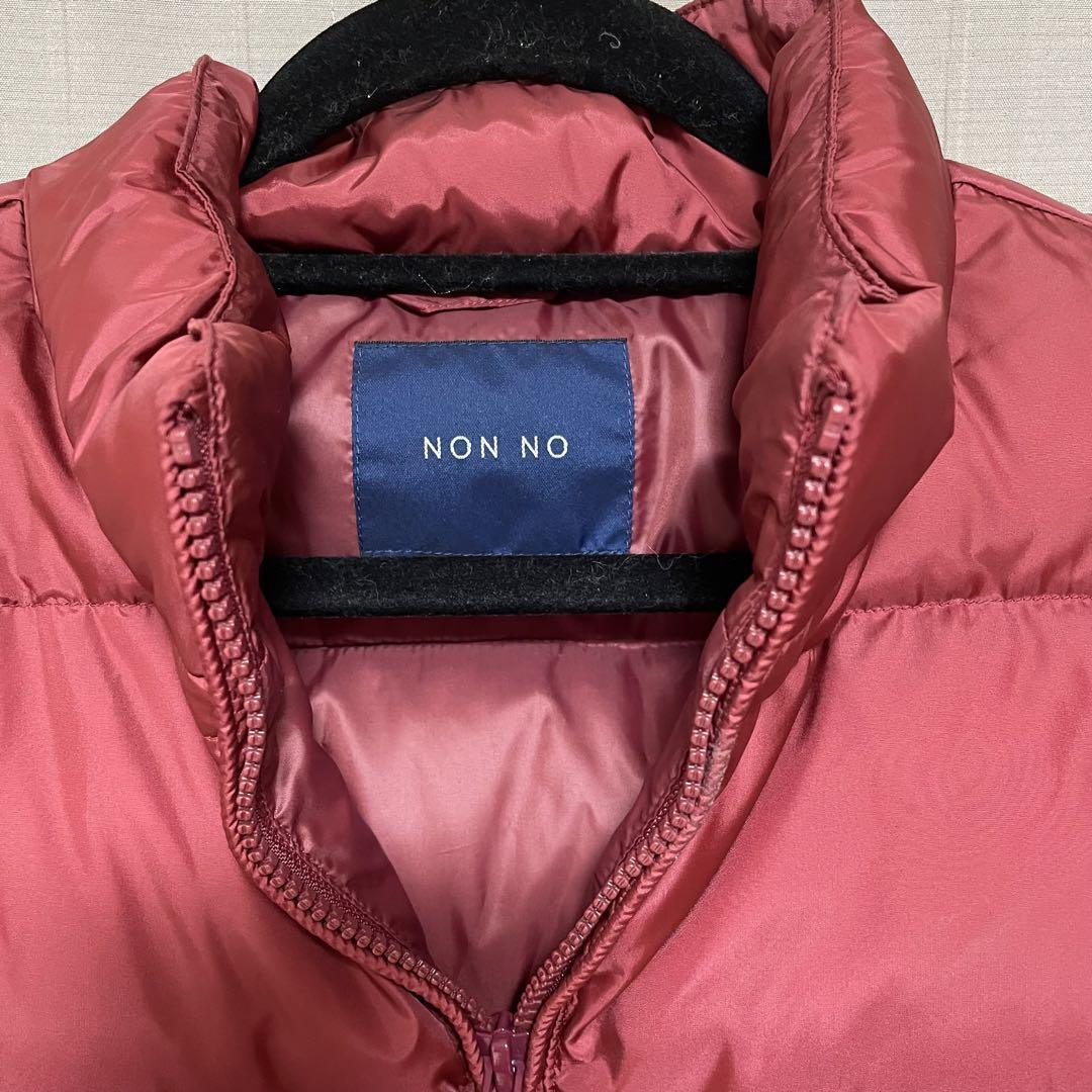 週末値下げ　赤 ダウンベスト　L Mademoiselle NON NON