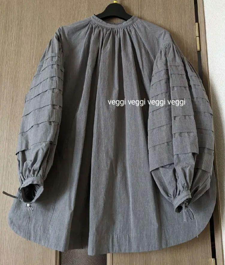 37%割引グレイ系,S【特価】 新品未使用!WRYHT CHO-CHIN SLEEVE FOLK