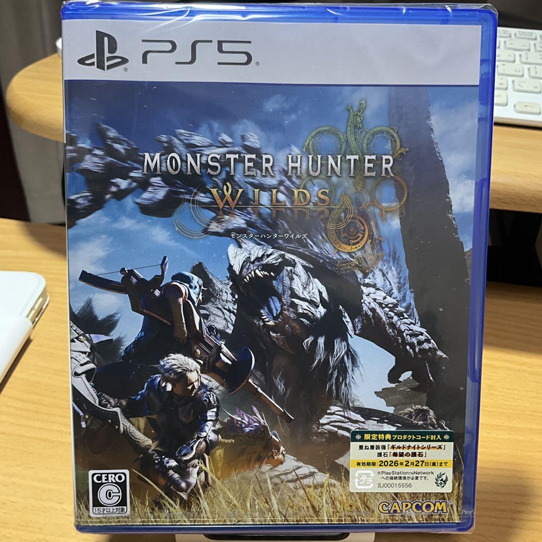 PS5 モンスターハンターワイルズ モンハン 限定特典付 新品