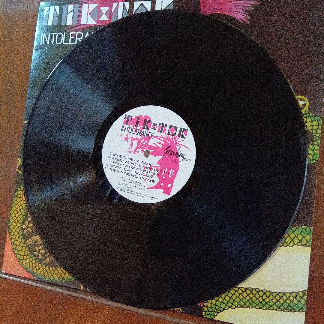 英LP　TIK＆TOK / intolerance 　SURLP008　W
