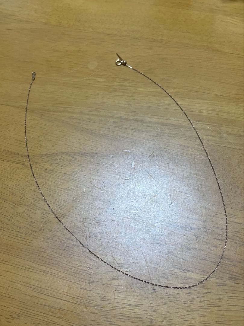 ete K18MPG ミラーカットチェーン ネックレス 美品 購入証明書付き ete K18MPG ミラーカットチェーン ネックレス 美品 購入証明書付き