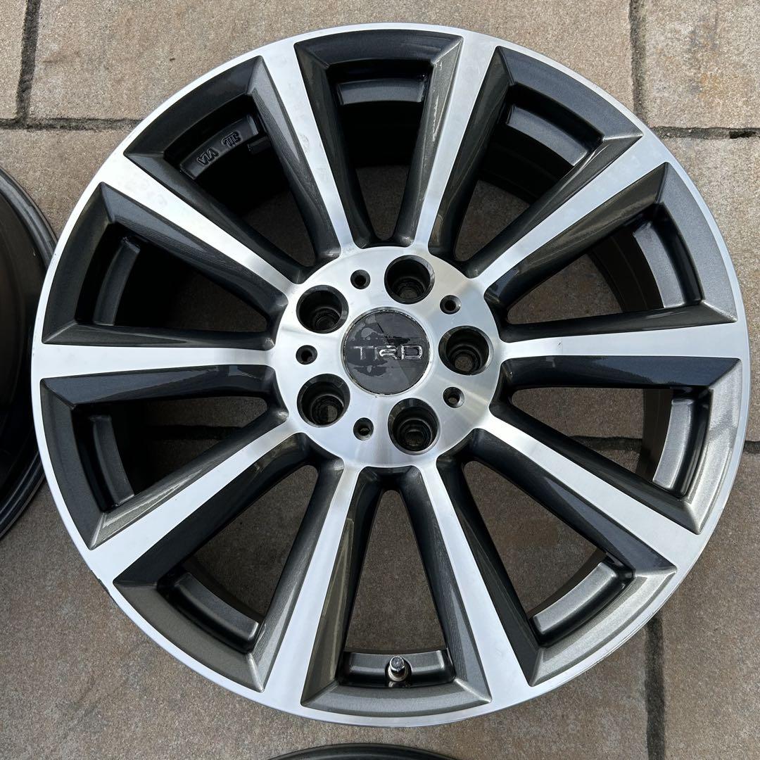 よう ①.TRD TF6 18インチ アルミホイール 中古 ハリアー