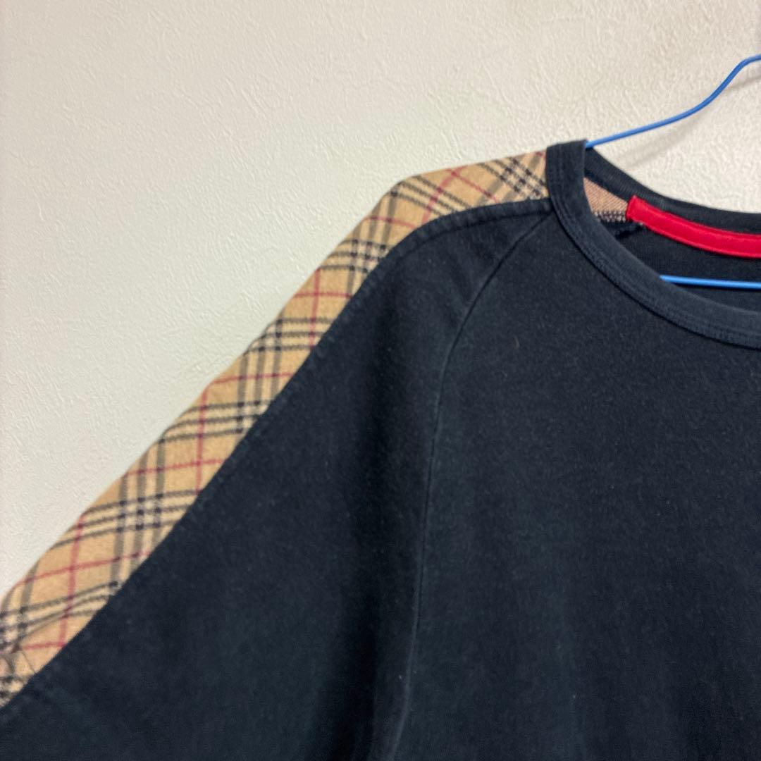 BURBERRY 黒 Tシャツ Lサイズ　◎29