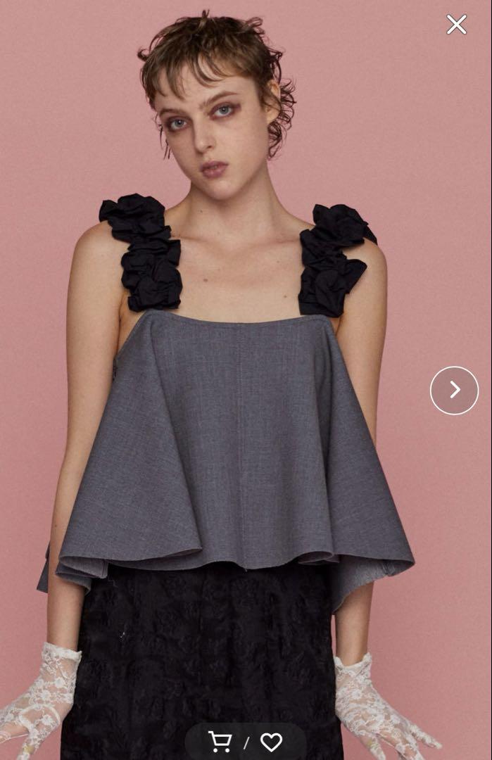 メゾンスペシャル Flower Strap 2way Tops