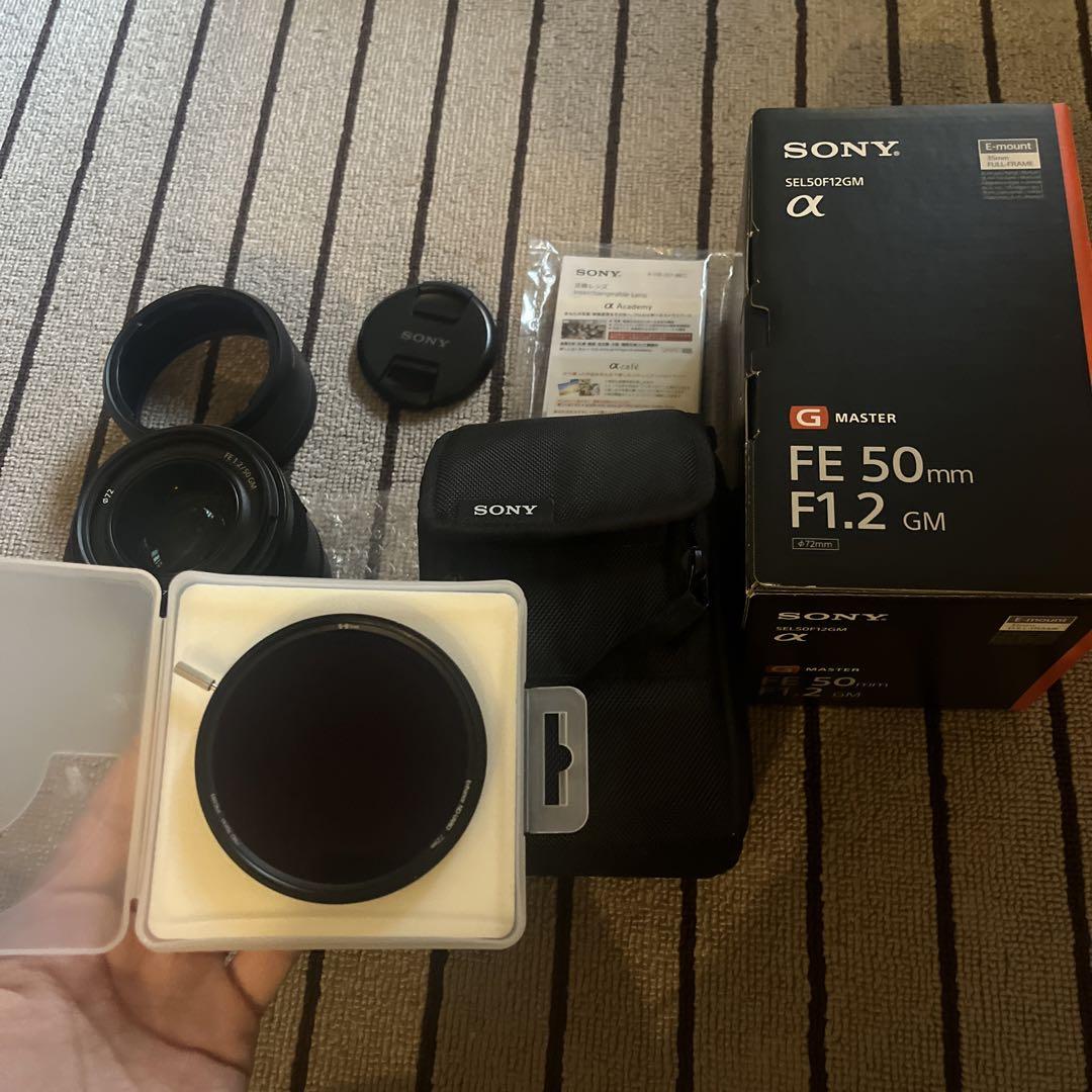 Sony FE 50mm F1.2 GM レンズ NDフィルター付き