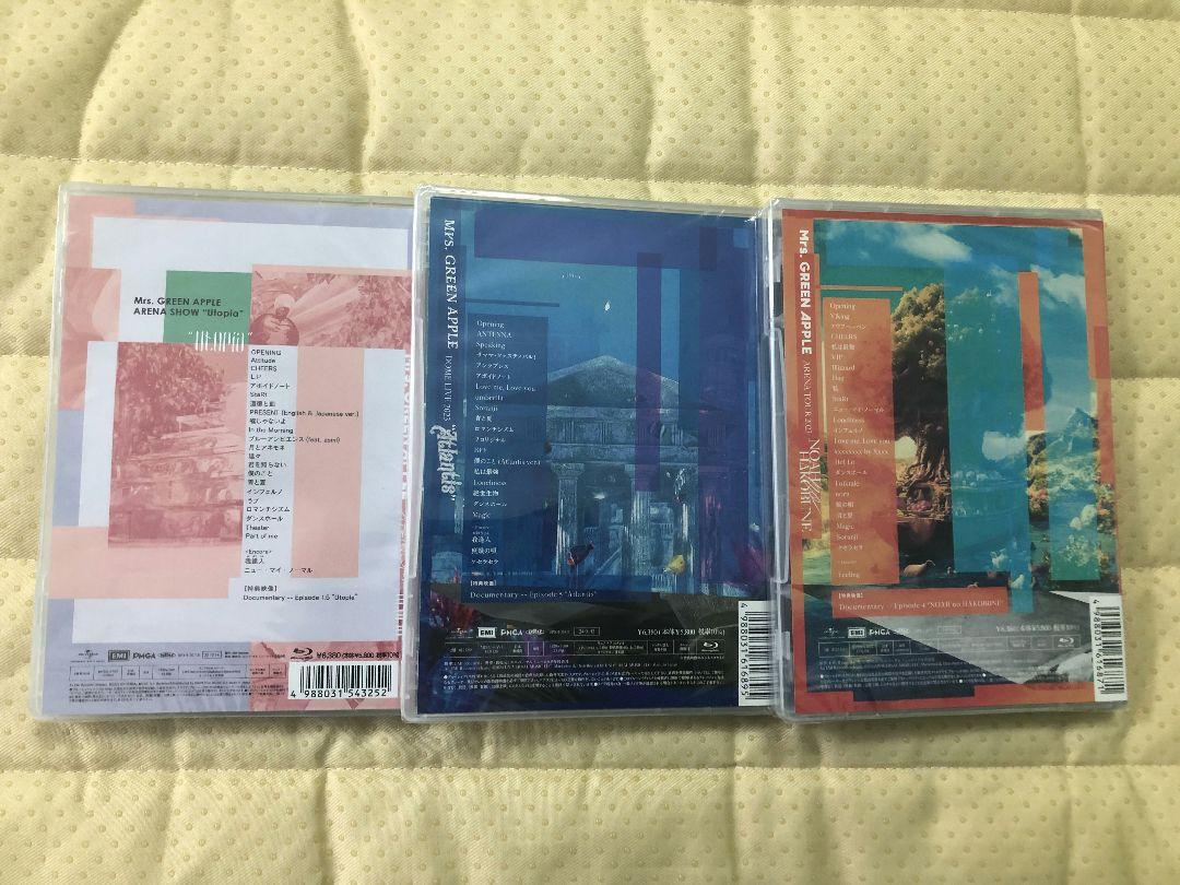 Mrs.GREEN APPLE/通常版 Blu-ray 3作品£⑧®