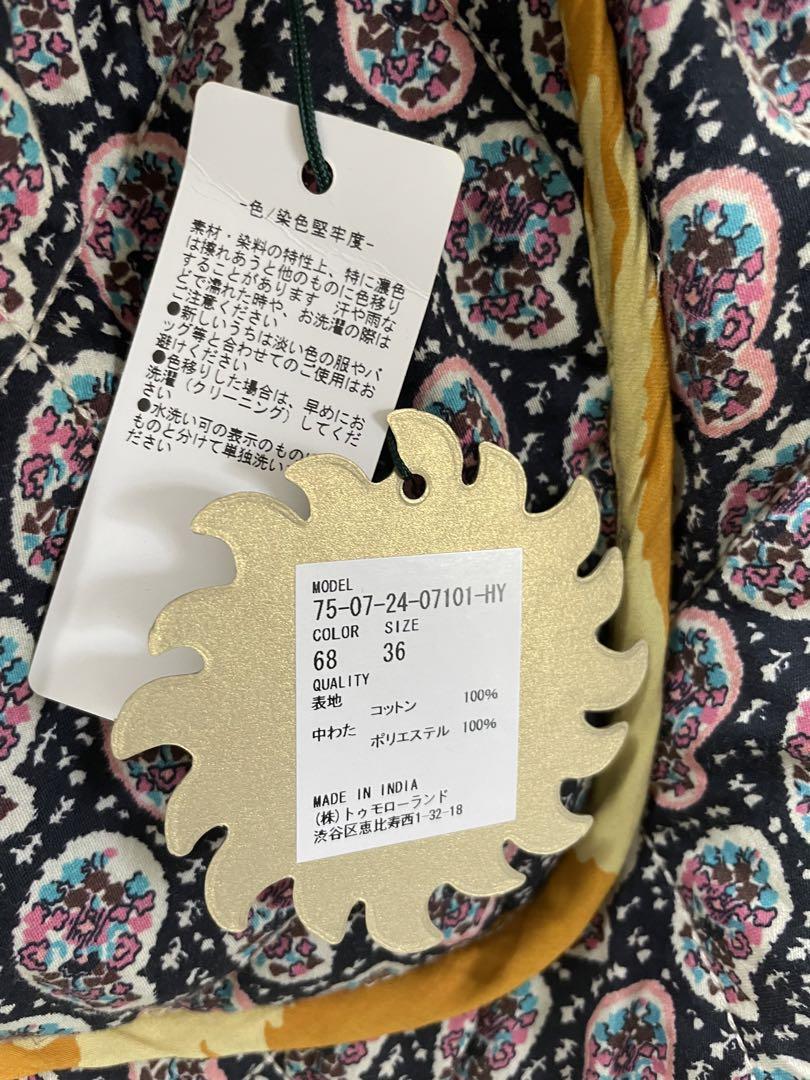 タグ付き souleiado コットンハンドキルト ジャケット タグ付き