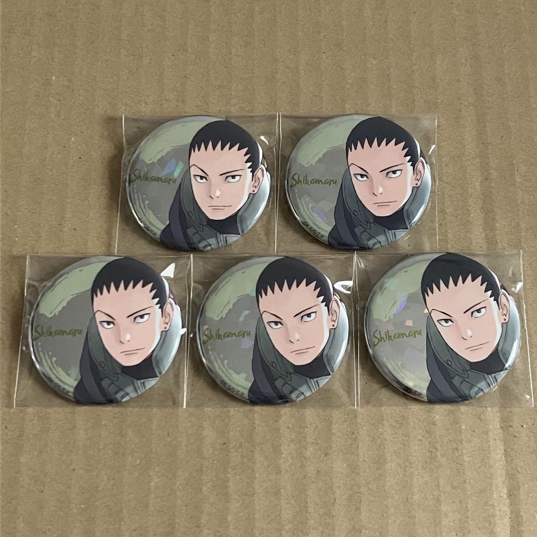NARUTO ナンジャ 缶バッジ クシナ サスケ シカマル