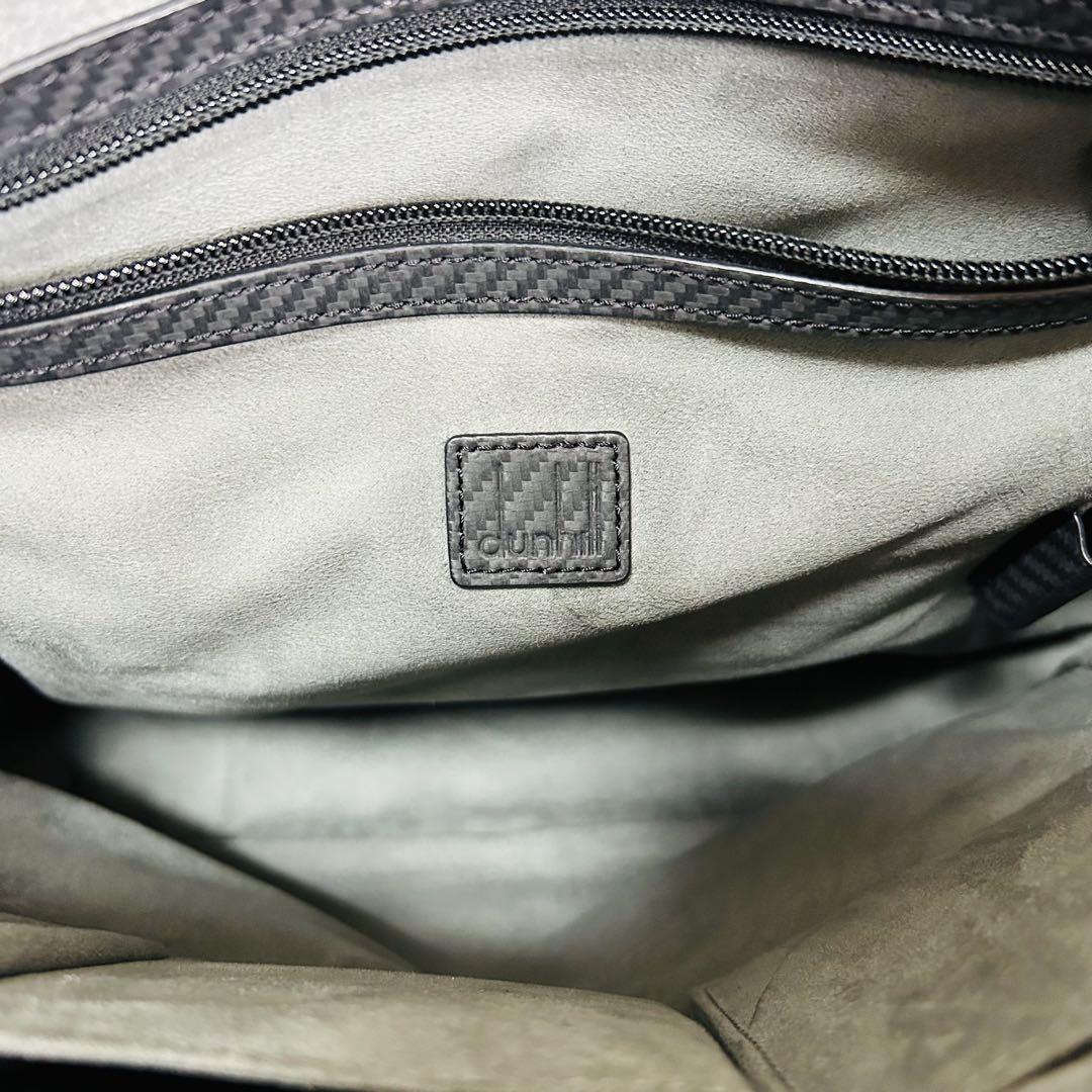 超美品 dunhill ダンヒル シャーシトートバッグ ハンドバッグ A4