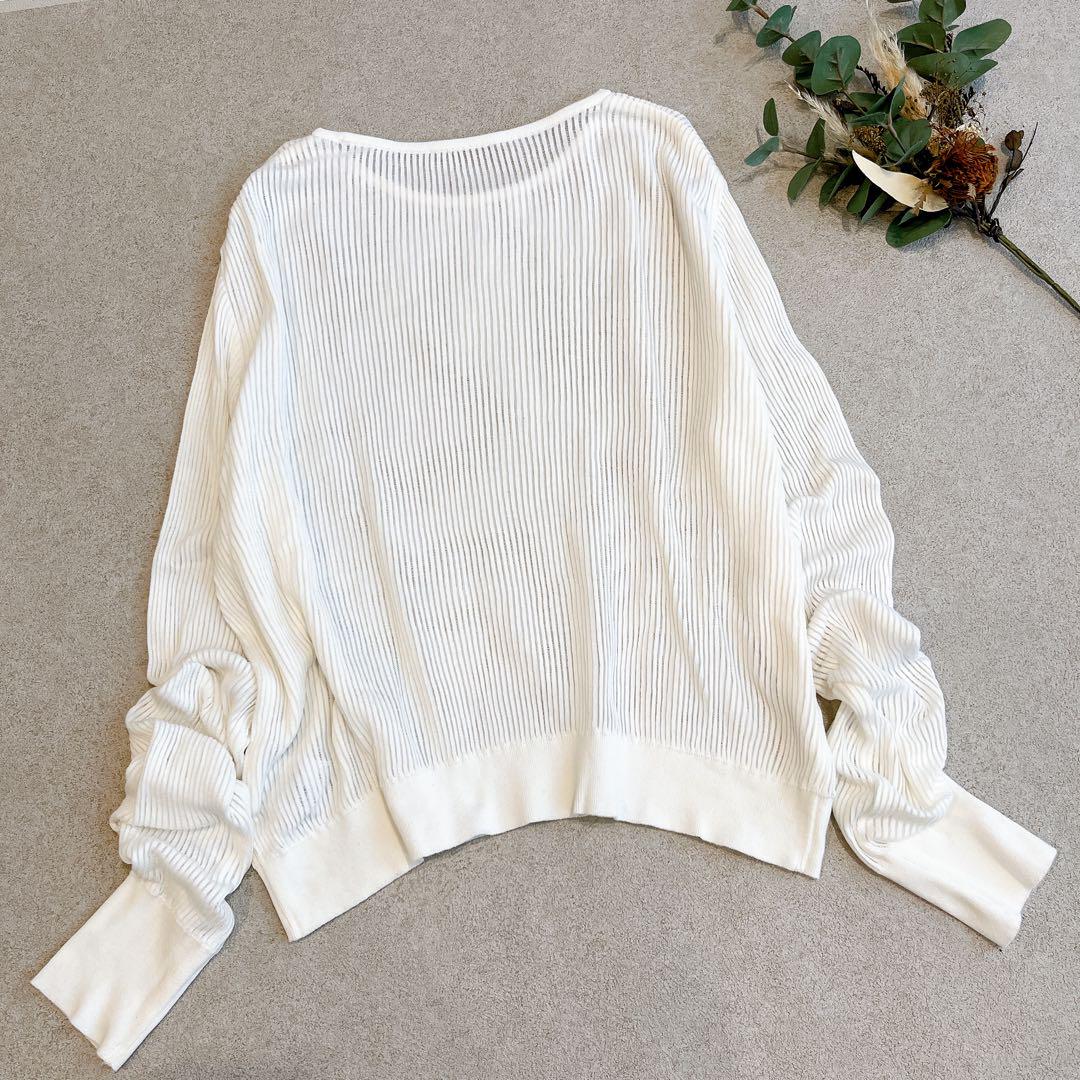 Deuxieme Classe Daintiness ニット　シアーサマーニット
