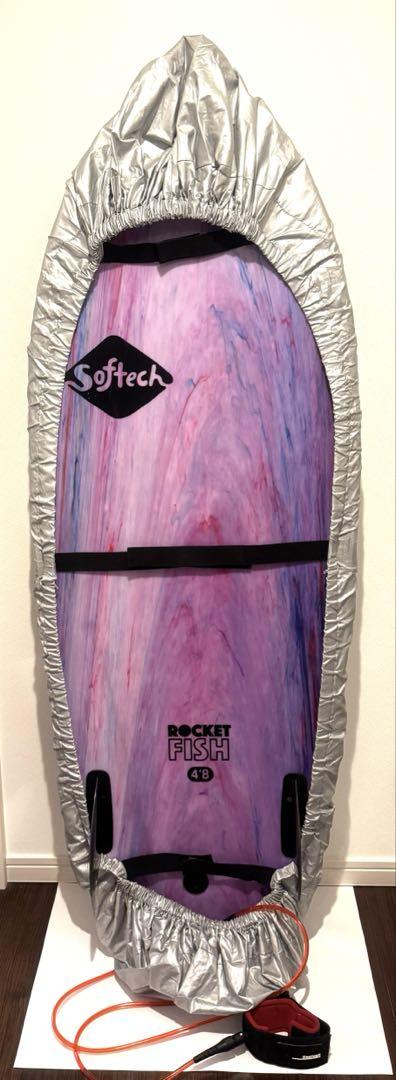 取りに来れる方　Softech Rocket Fish サーフボード　　4.8