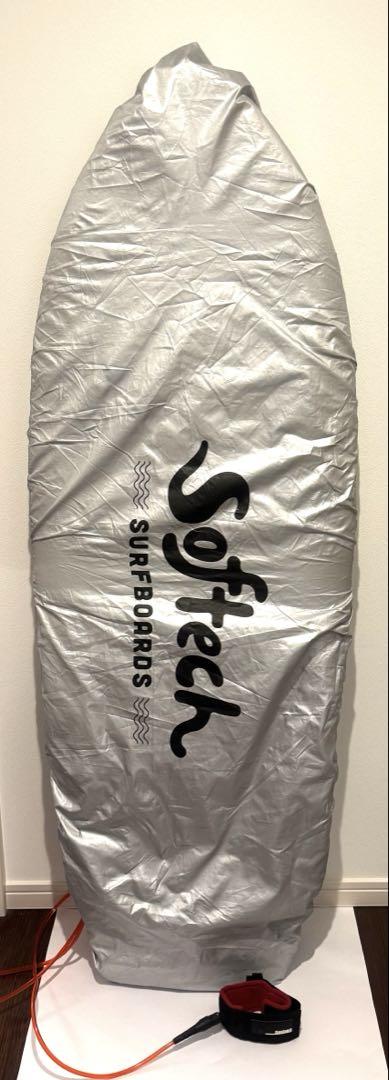 取りに来れる方　Softech Rocket Fish サーフボード　　4.8