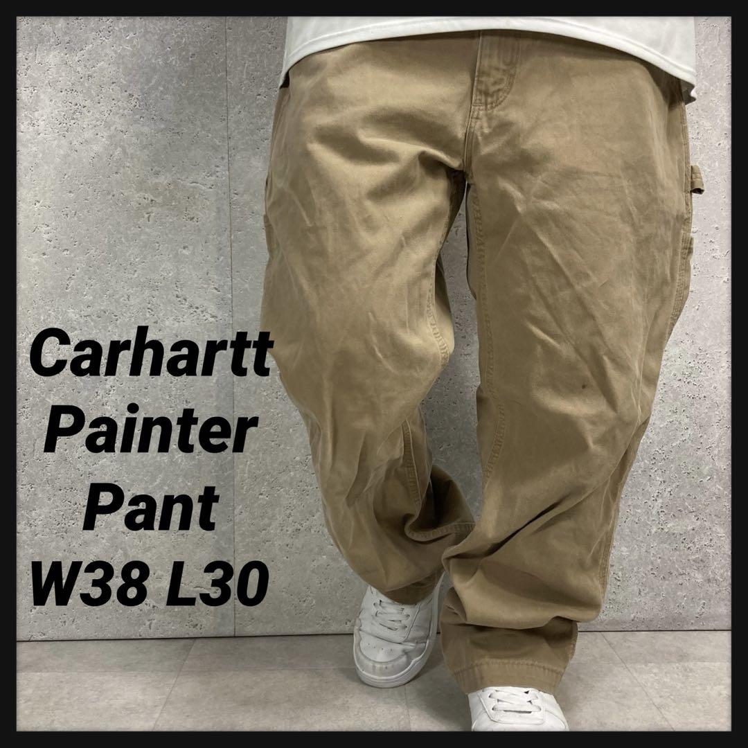 カーハート　ブラウン　ペインターパンツ　ワークW38 L30