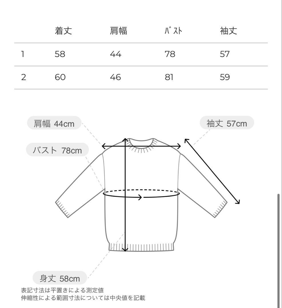 CLANE FRILL V NECK KNIT TOPS gray size2 CLANE FRILL V NECK KNIT TOPS gray size2