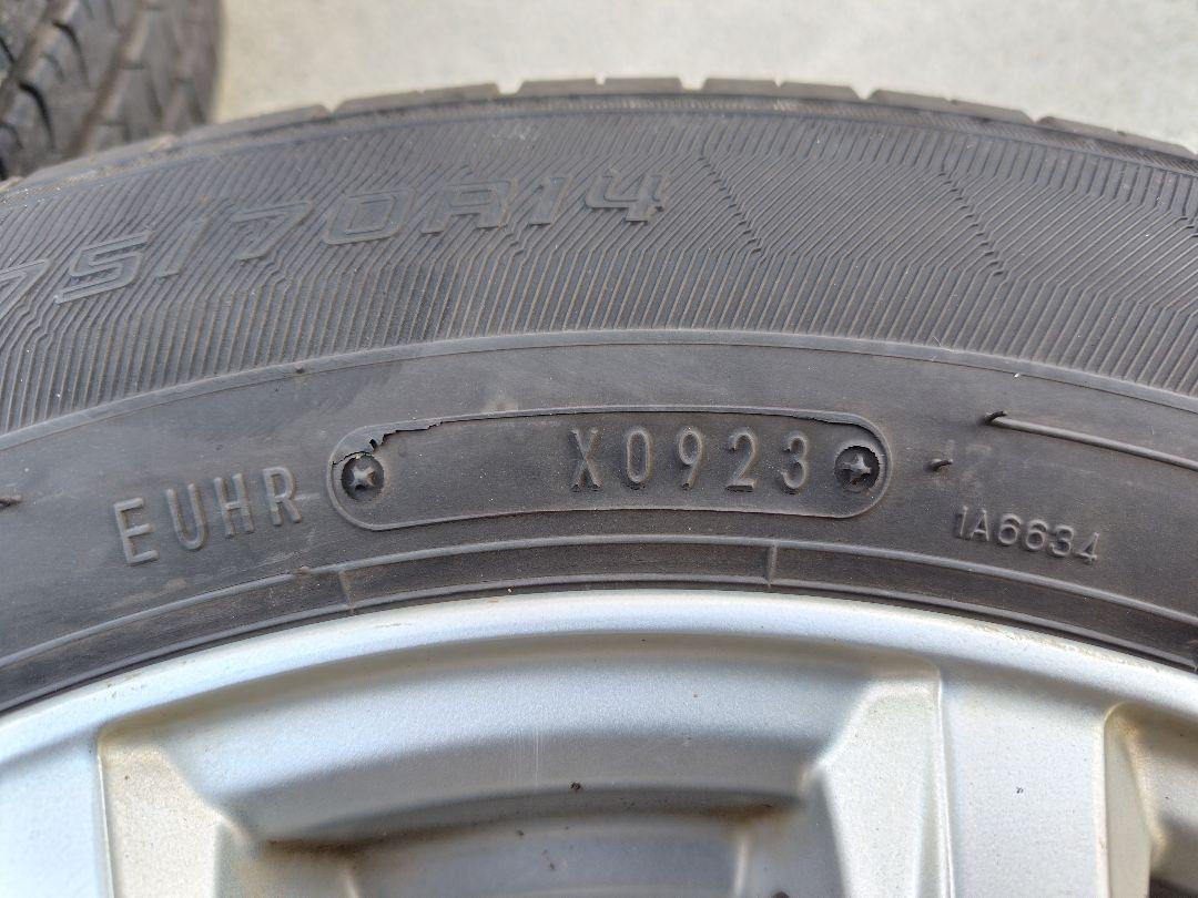 Goodyear 夏サマータイヤ 175/70R14スポークホイール 4本セット