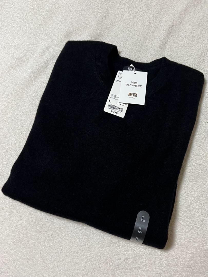 ニット/セーター 新品未使用 ユニクロ カシミヤ クルーネックセーター ...