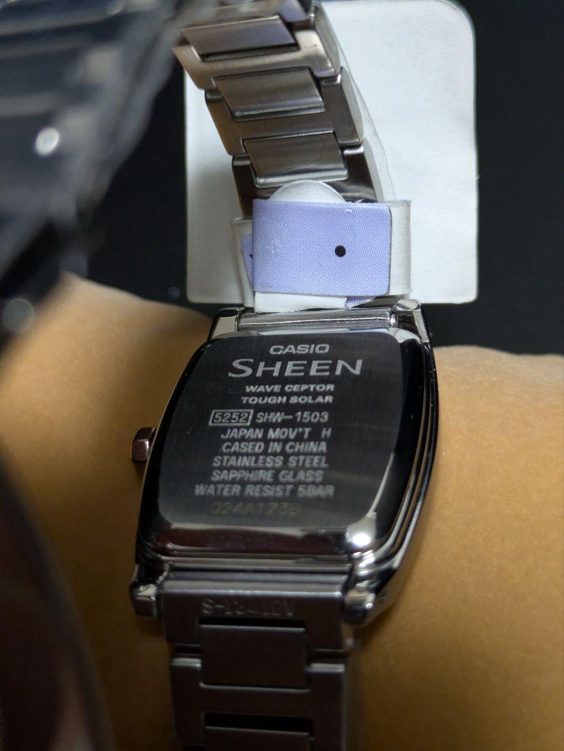 CASIO 腕時計 SHEEN SHW-1503D-4AJF ソーラー腕時計