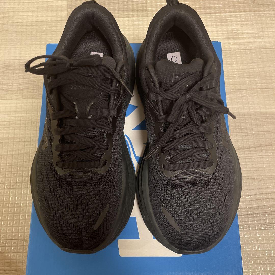 【美品】HOKA BONDI8 WIDE 24.0 箱付き