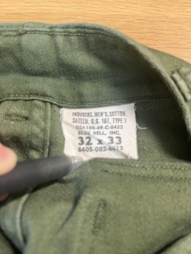 60s US ARMY OG-107 ベイカーパンツ 画像3