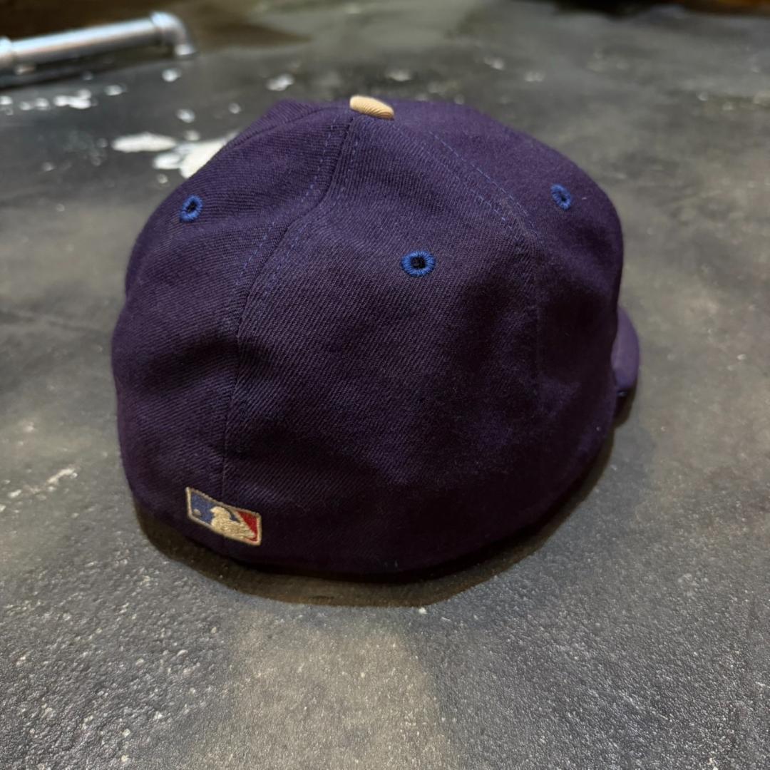 80s-90s USA製 NEW ERA ニューエラ 旧ロゴ ウールBBキャップ