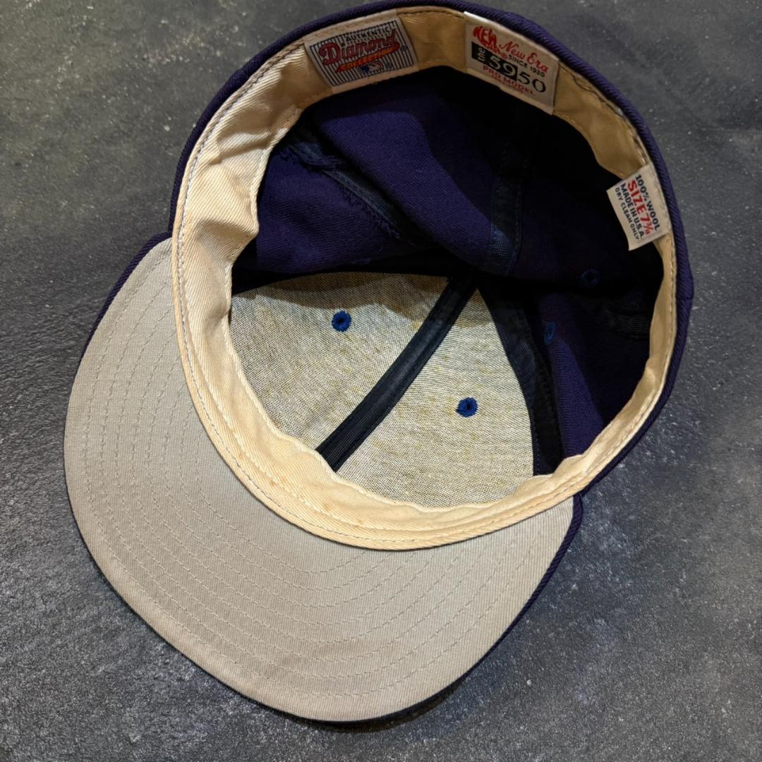 80s-90s USA製 NEW ERA ニューエラ 旧ロゴ ウールBBキャップ