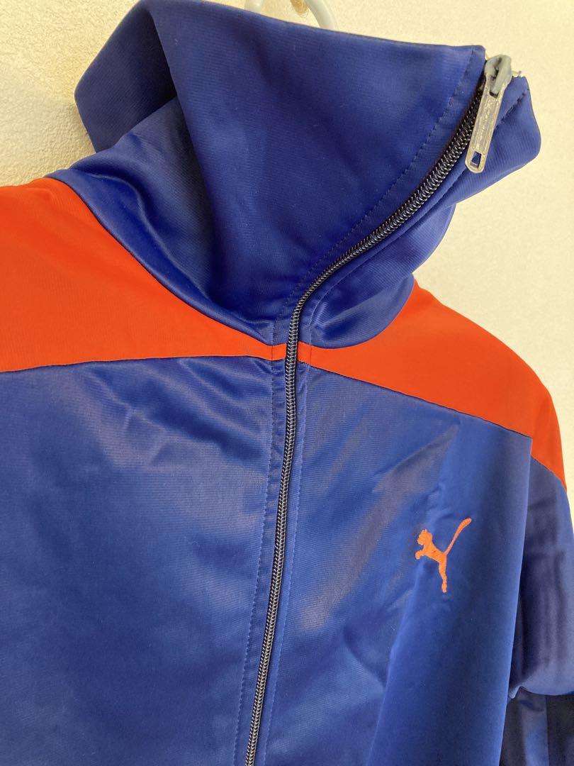 PUMA ジップアップジャケット ジャージ　プーマ　M 〜 L 古着 used