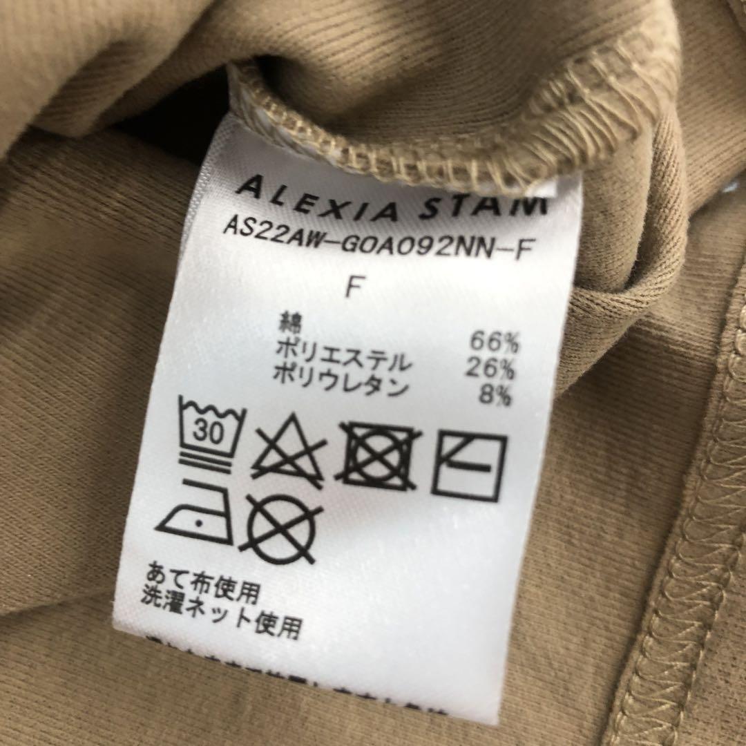 【新品未使用タグ付き】ALEXIASTAM Stella Lychee z-372 ALEXIA STAM 半袖Tシャツ ブラウン - メルカリ