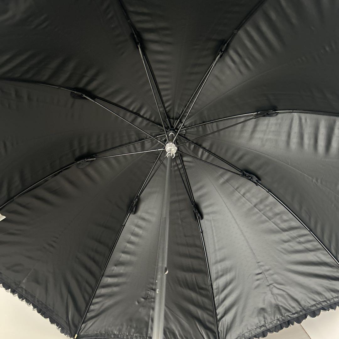 新品⭐️ ランバンオンブルー 日傘 晴雨兼用傘 パラソル ドビーフリル 黒 - メルカリ