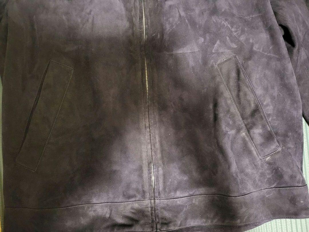 Paul Smith ネイビー スエードジャケット イタリヤ製 羊革