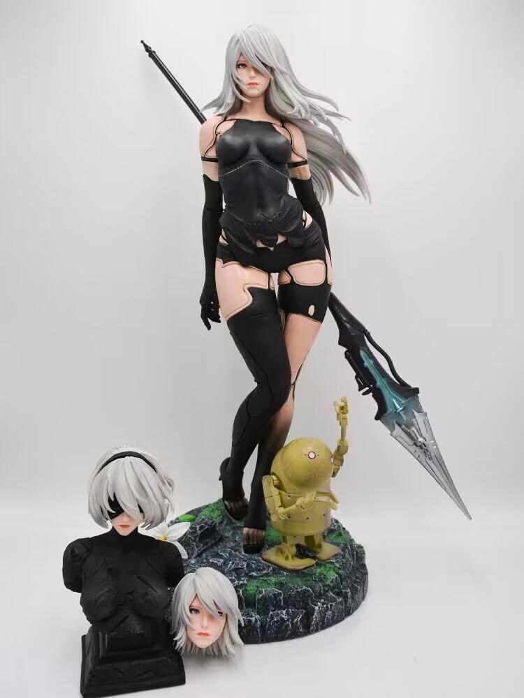 ニーア オートマタ A2 2B フィギュア 48cm ガレージキット フィギュア